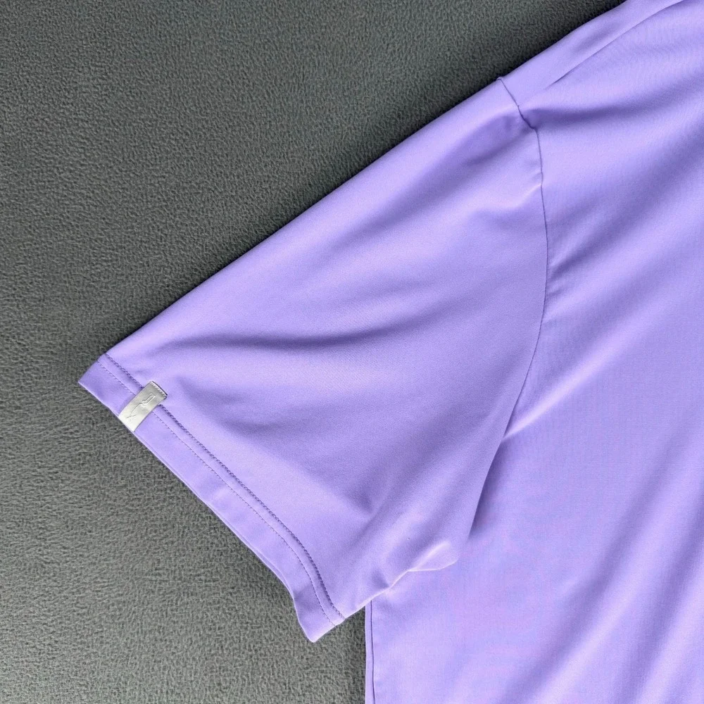 RLX Ralph Lauren Polo Shirt Mens XL Lavender Purple Ridgemoor Country Club Golf - Picture 5 of 11